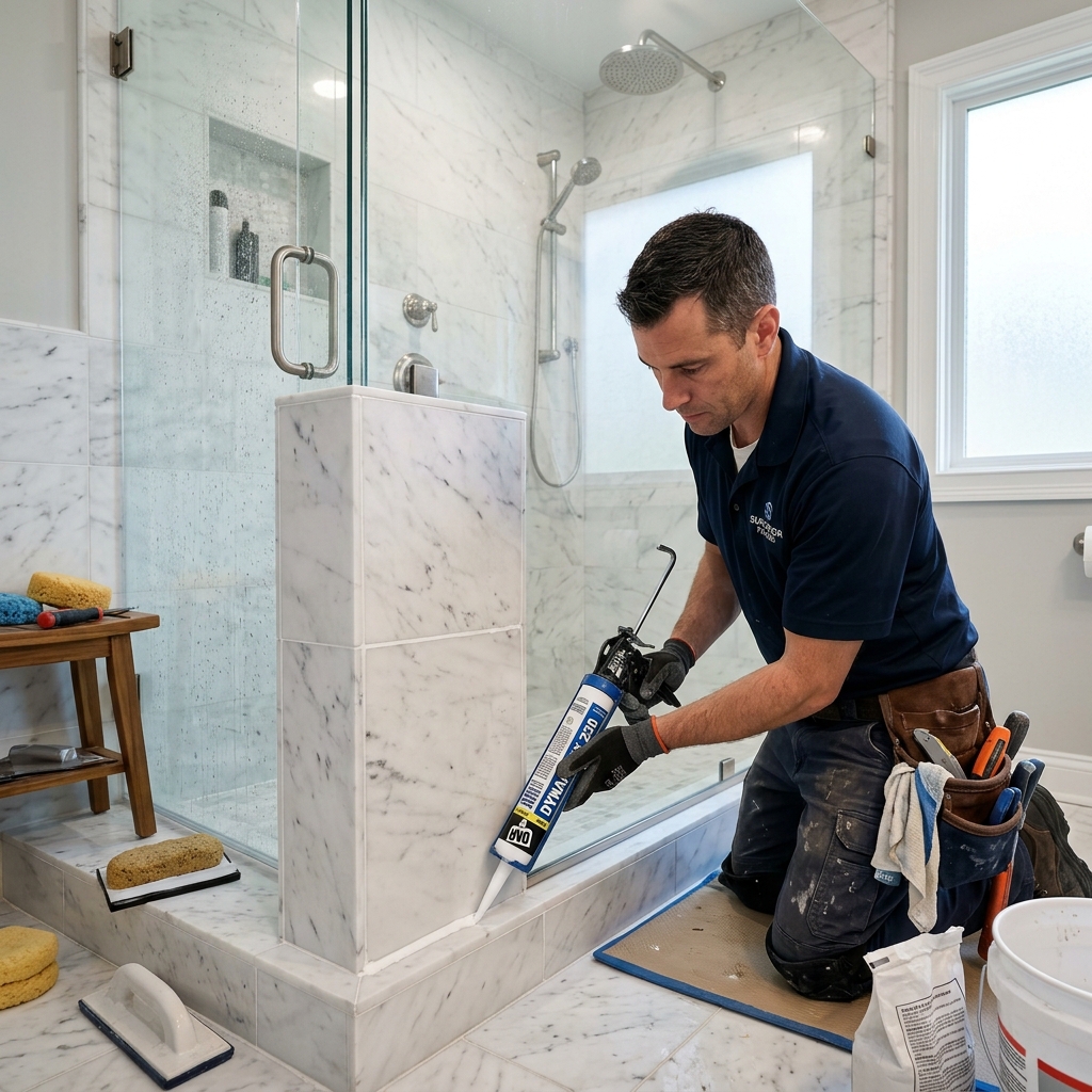 Caulking & Grouting services in Connecticut by Redding Handyman Services