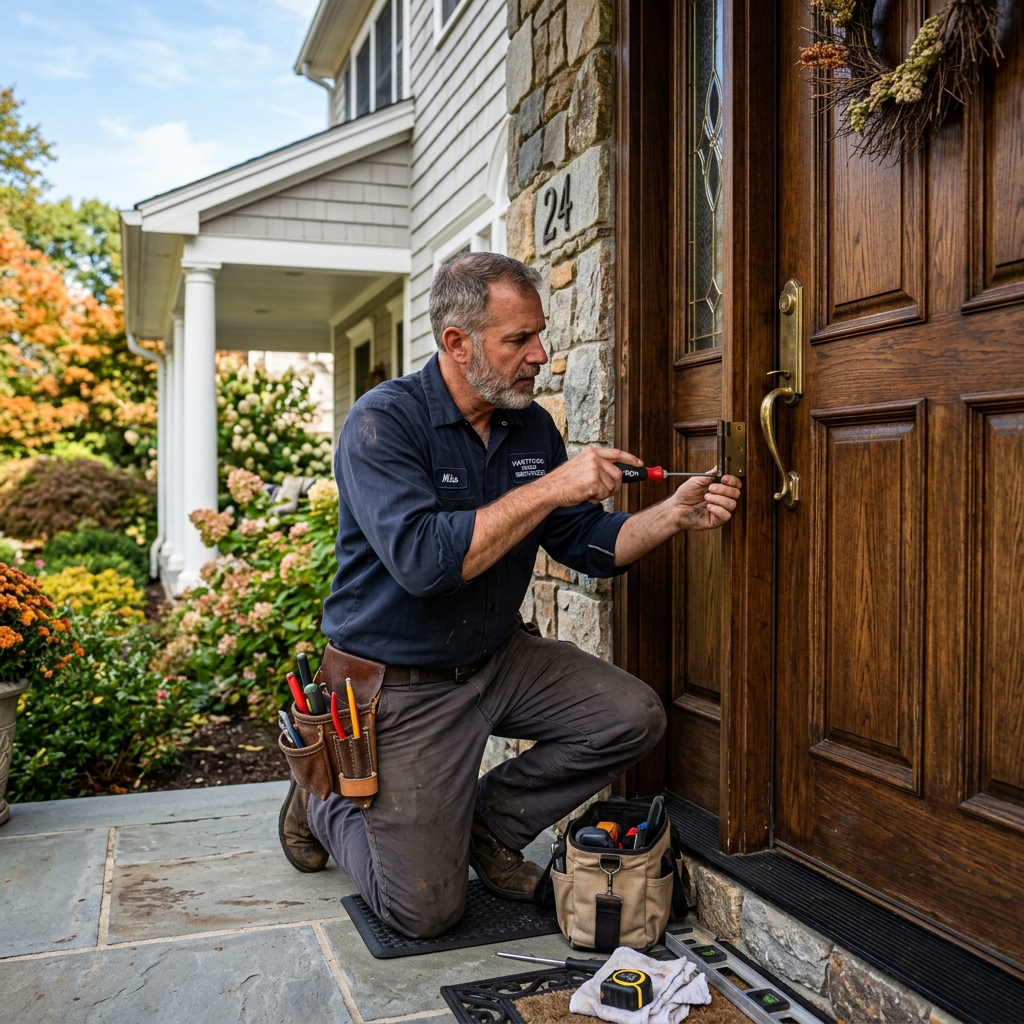Door Adjustment & Repair services in Connecticut by Redding Handyman Services