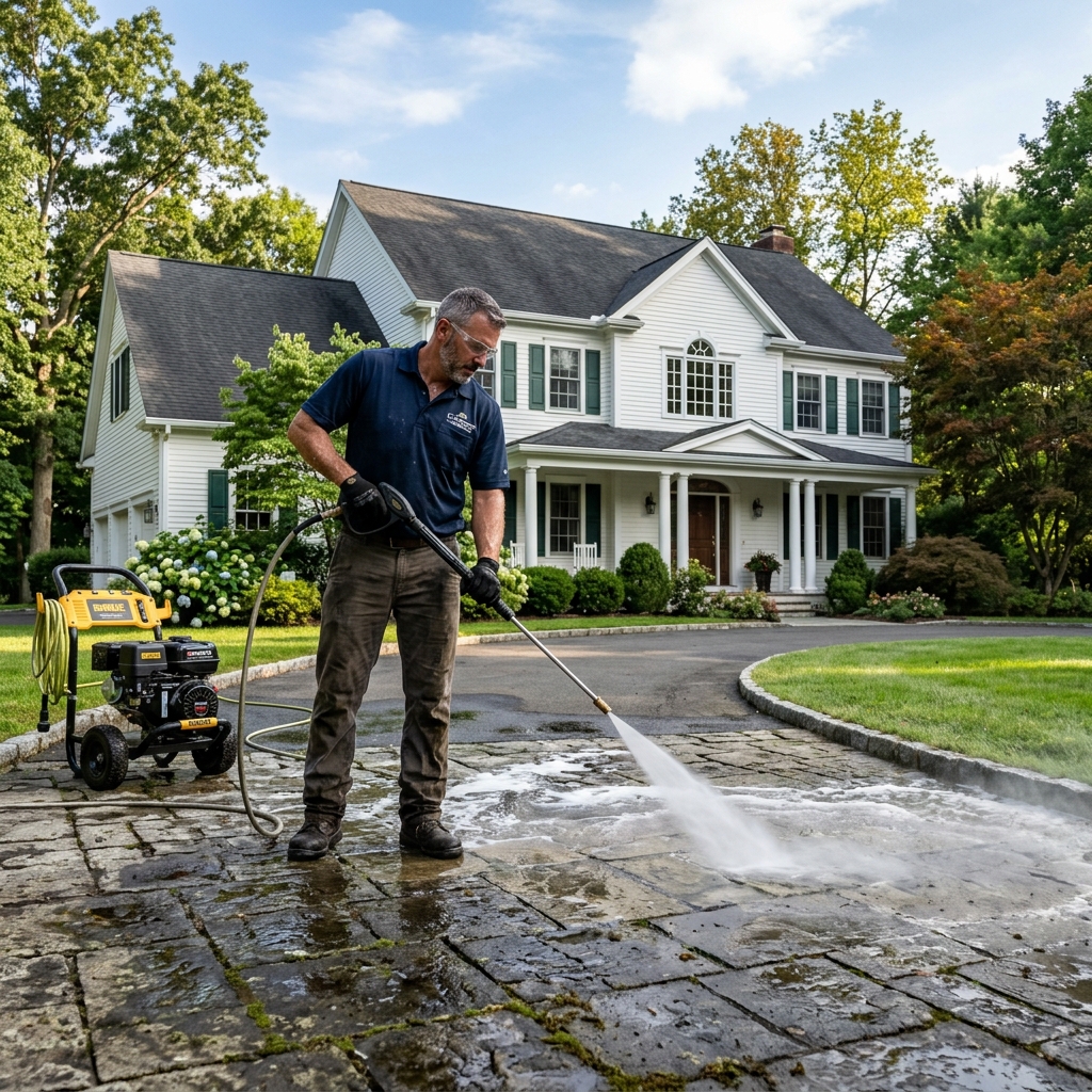 Pressure Washing services in Connecticut by Redding Handyman Services