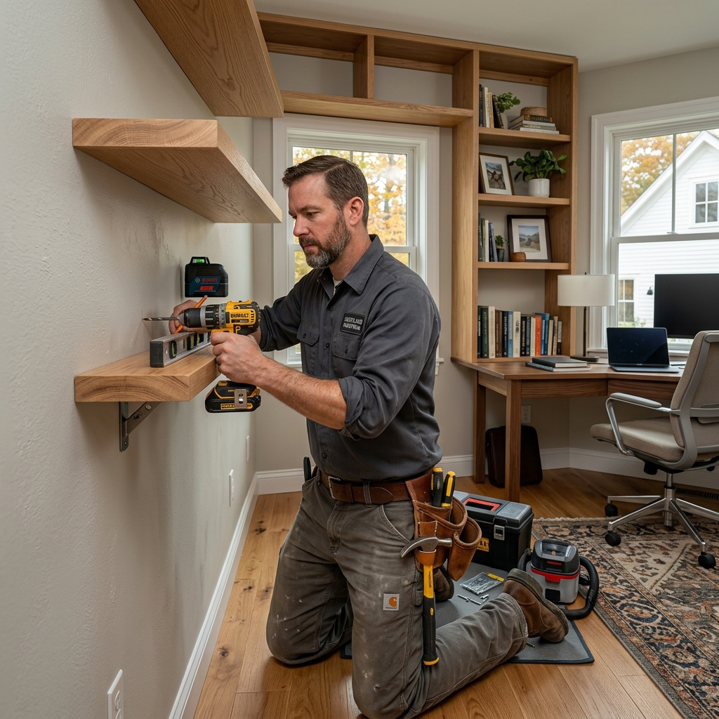 Shelving Installation services in Connecticut by Redding Handyman Services